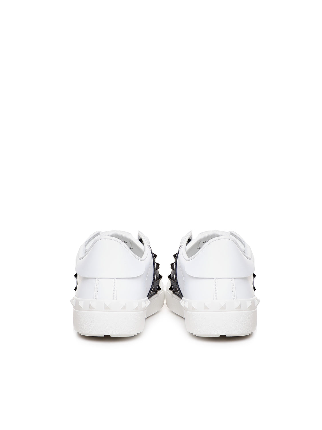 Valentino Garavani Sneakers Bianco/washed Black Calfskin