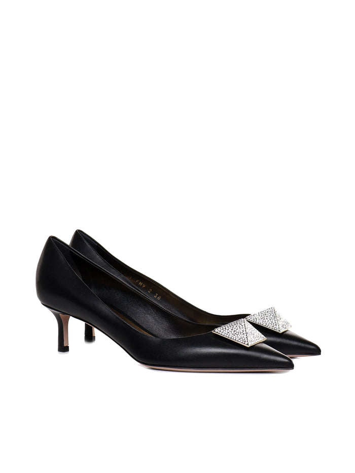Valentino Garavani With Heel Black Calfskin
