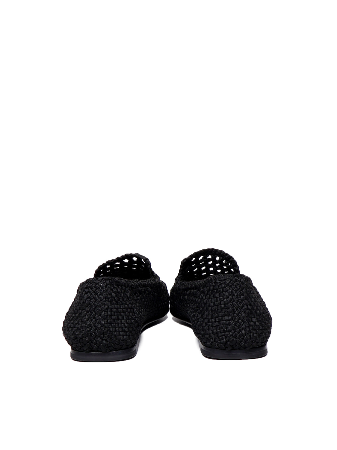 Dolce & Gabbana Flat Shoes Black Polyester