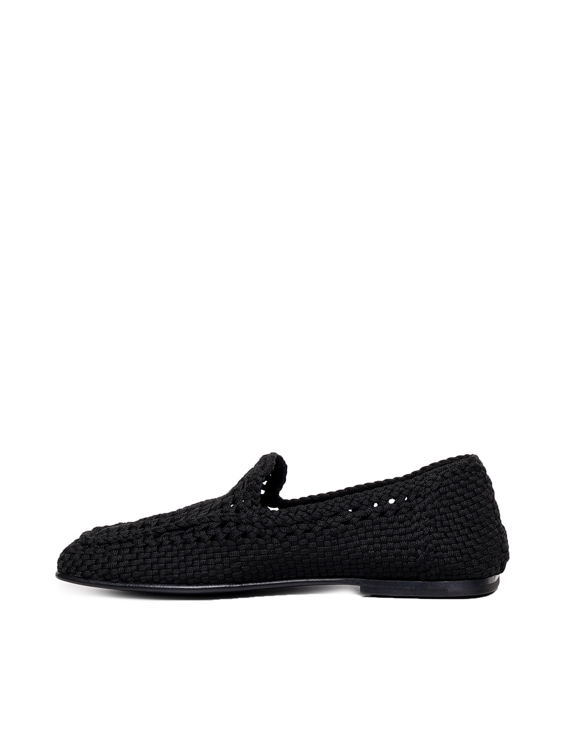 Dolce & Gabbana Flat Shoes Black Polyester
