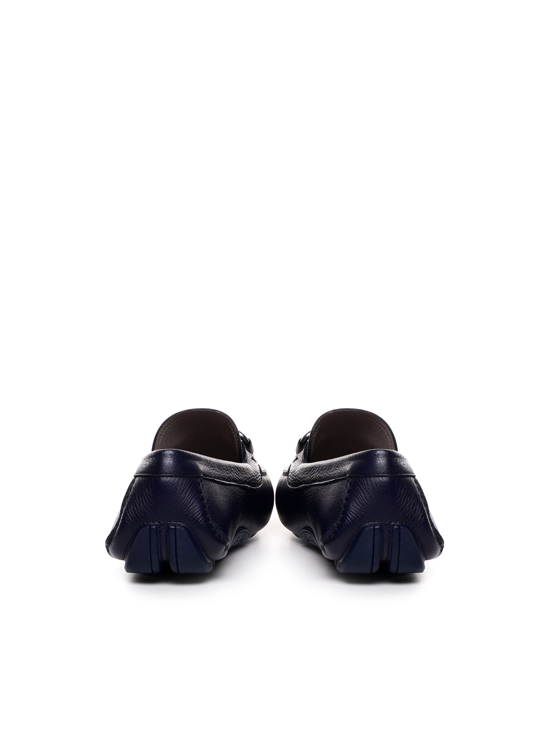 Ferragamo Flat Shoes Blue Calfskin