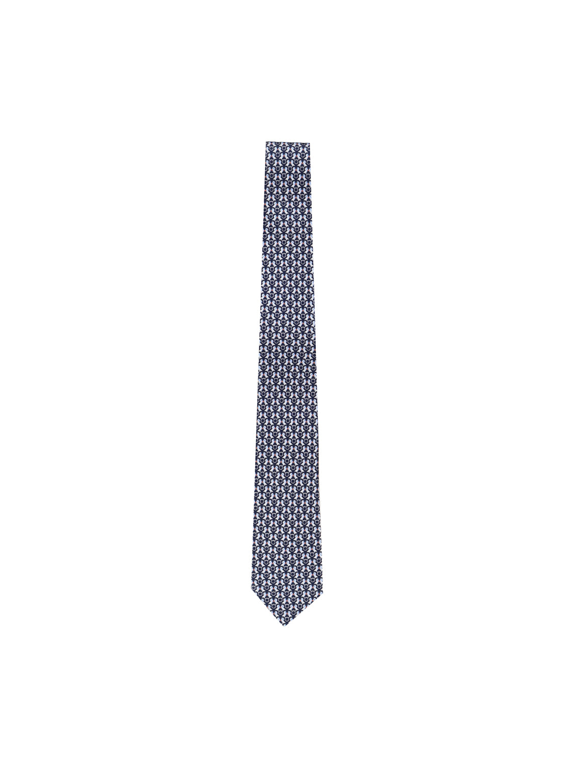 Ferragamo Ties Blue Silk