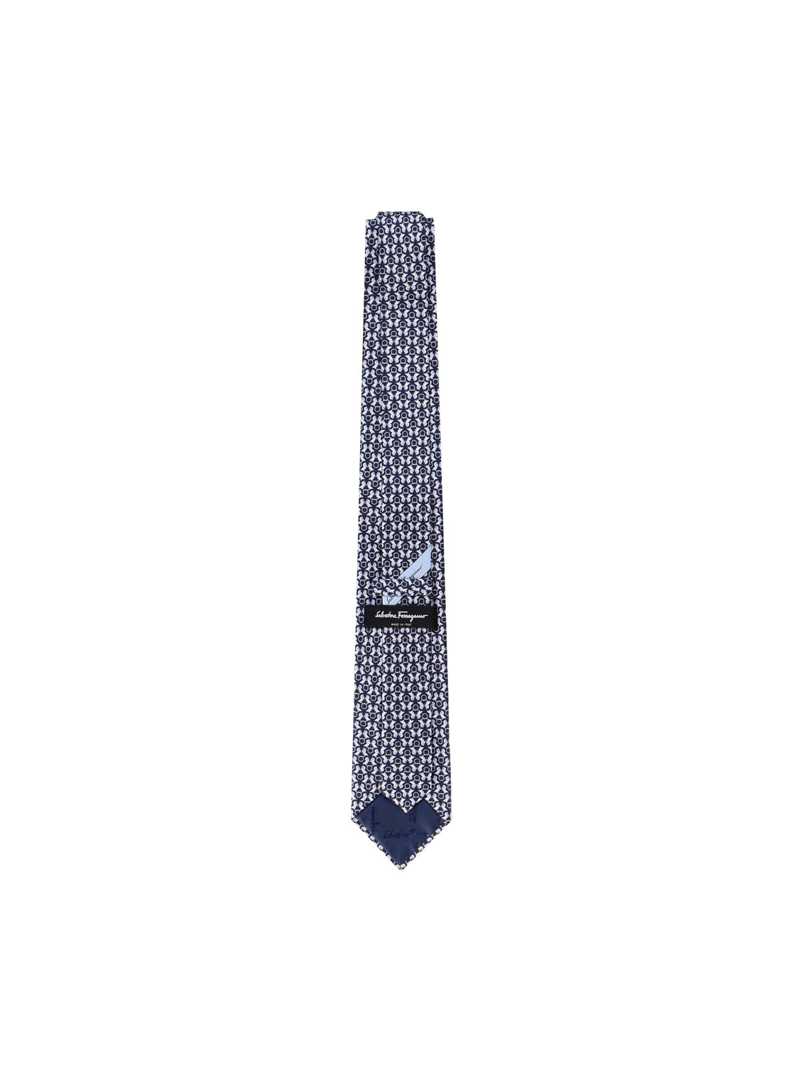 Ferragamo Ties Blue Silk