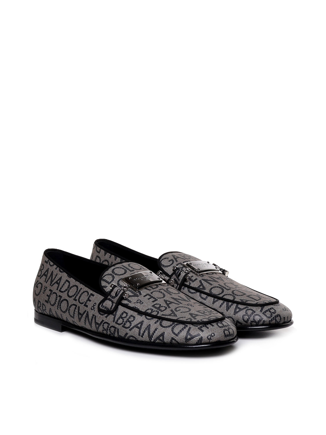 Dolce & Gabbana Flat Shoes Beige Cotton Polyester