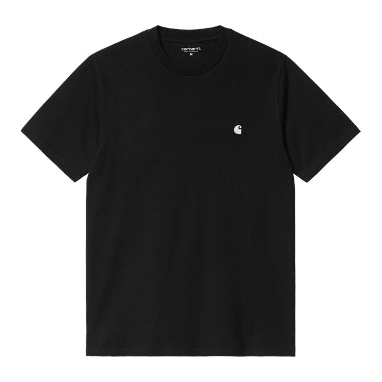 S-S Madison T-Shirt Black Organic Cotton Single Jersey Tshirt