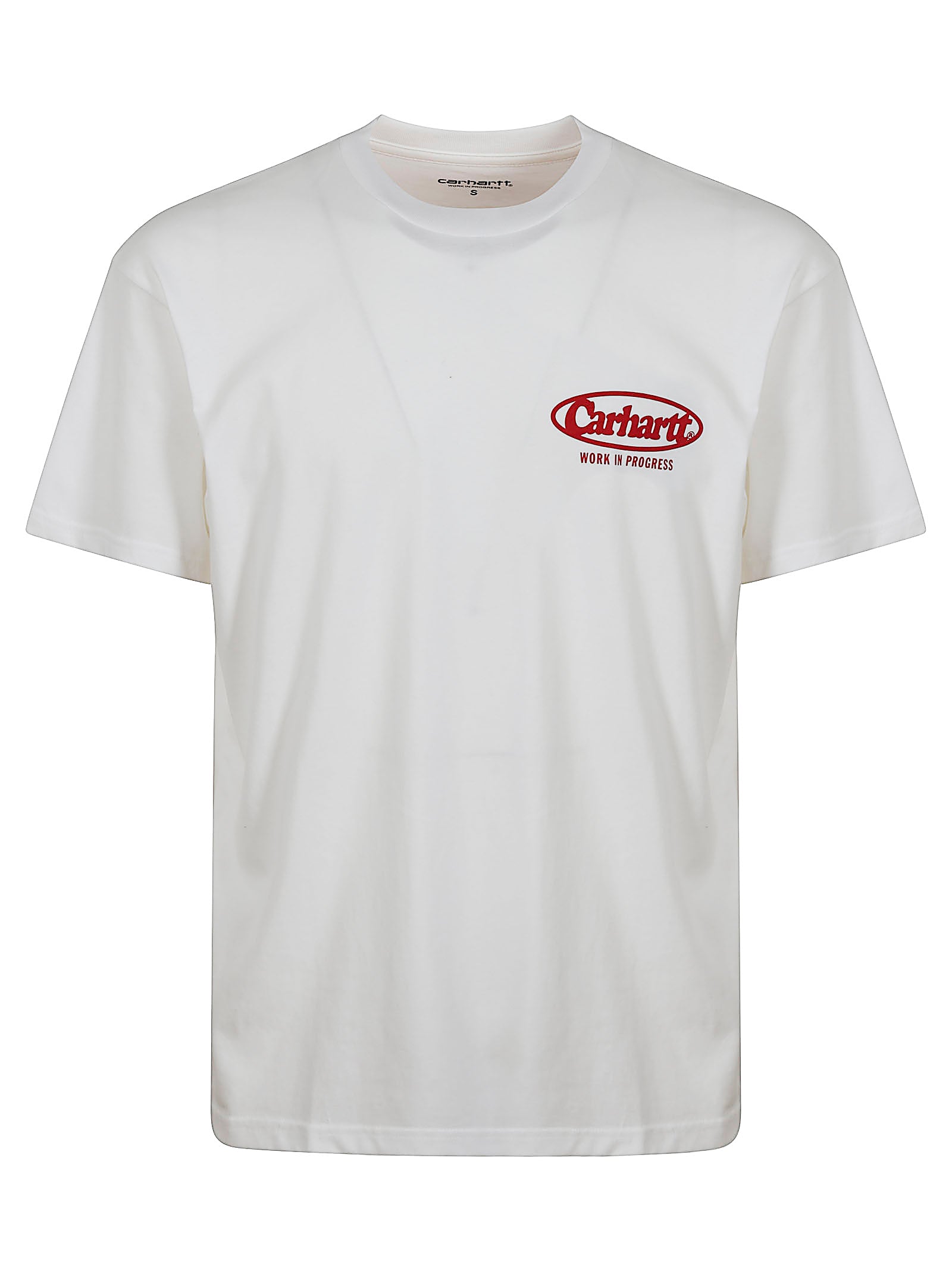 S-s Logo T-shirt White Cotton Tshirt