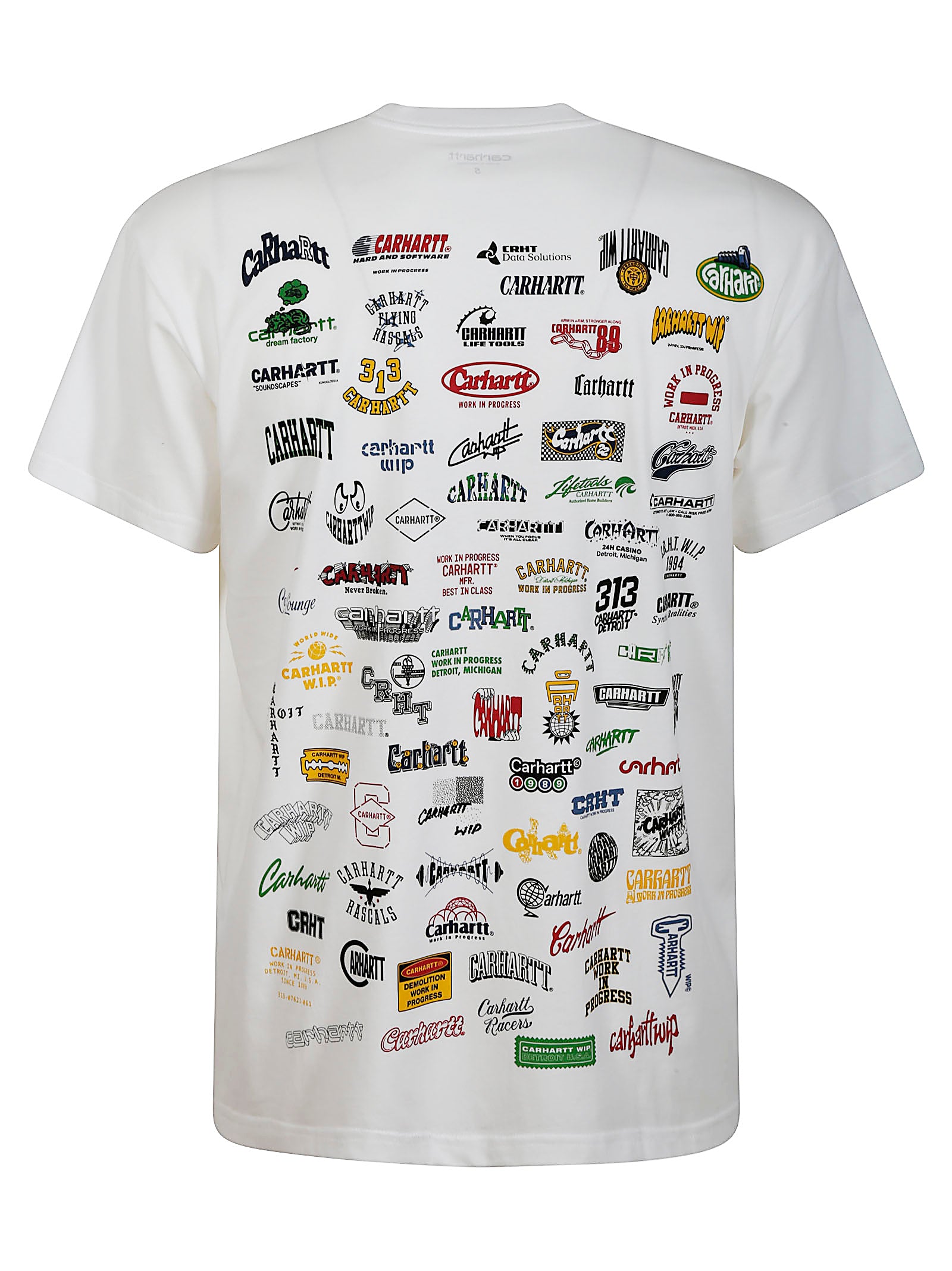 S-s Logo T-shirt White Cotton Tshirt