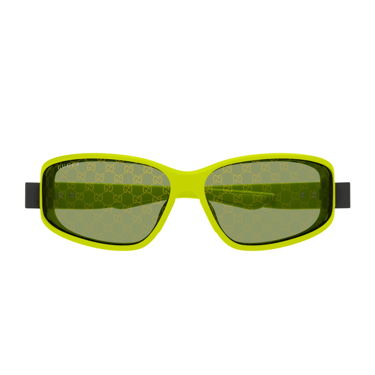 Gucci Gg2011s Linea Institutional Logo Fluorescent Green Iniettato Sunglasses