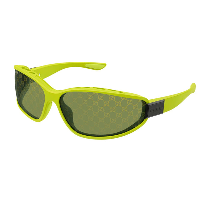Gucci Gg2011s Linea Institutional Logo Fluorescent Green Iniettato Sunglasses
