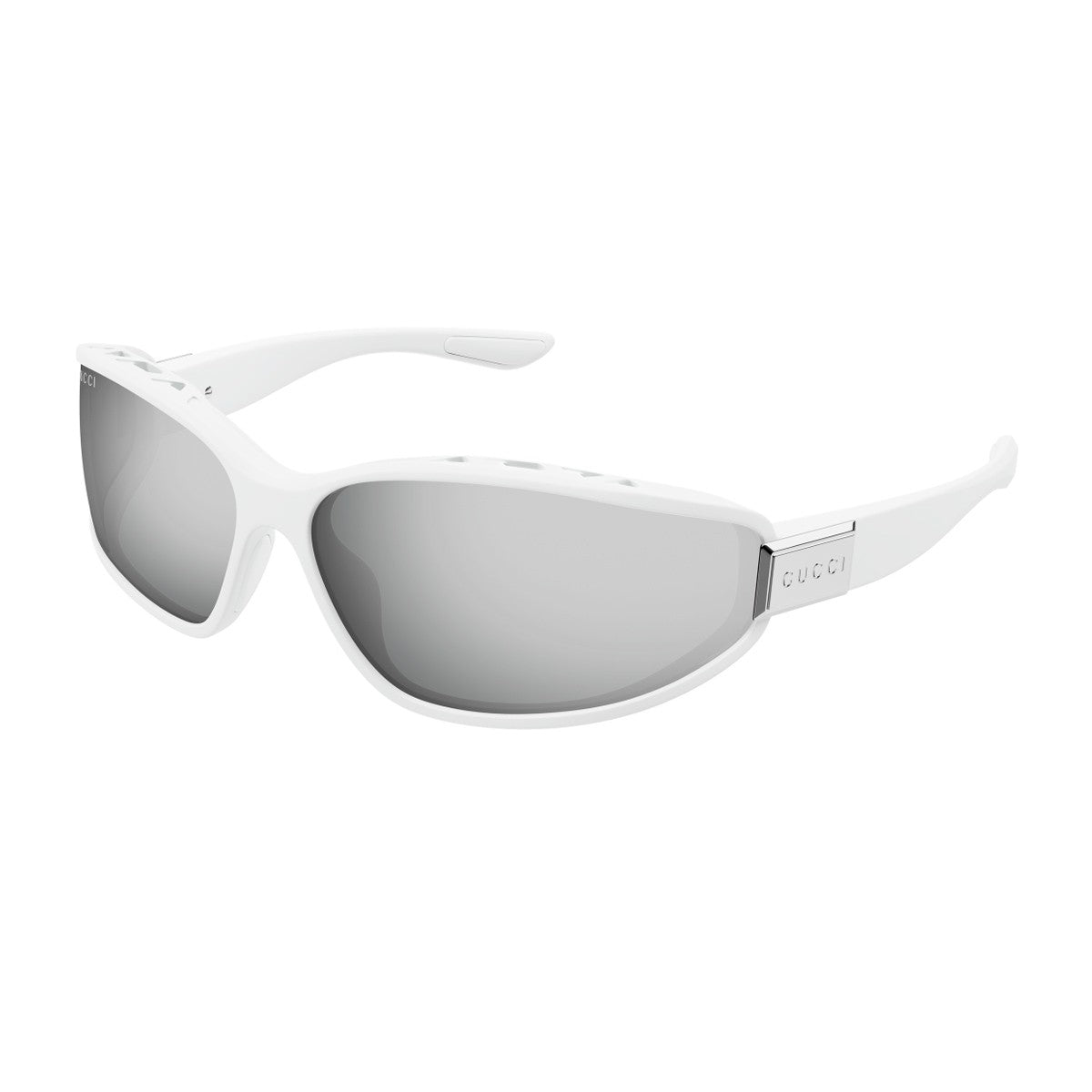 Gucci Gg2011s Linea Institutional Logo White Iniettato Sunglasses