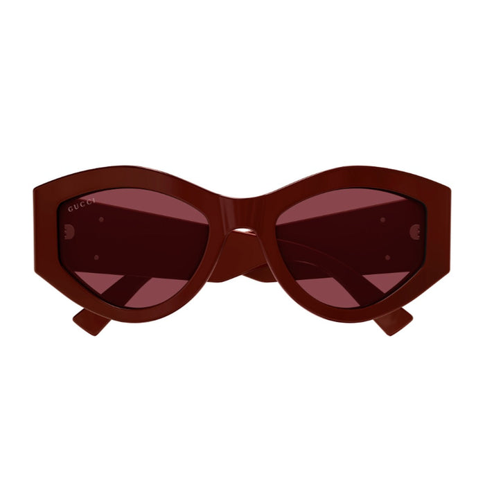 Gucci Gg1951s Linea Emblem Burgundy Acetato Riciclato Sunglasses