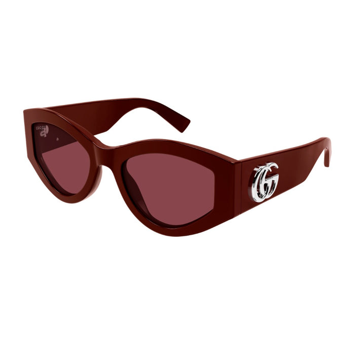 Gucci Gg1951s Linea Emblem Burgundy Acetato Riciclato Sunglasses