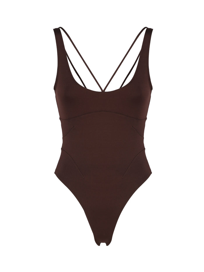 Jacquemus Sea Clothing Dark Brown Nylon