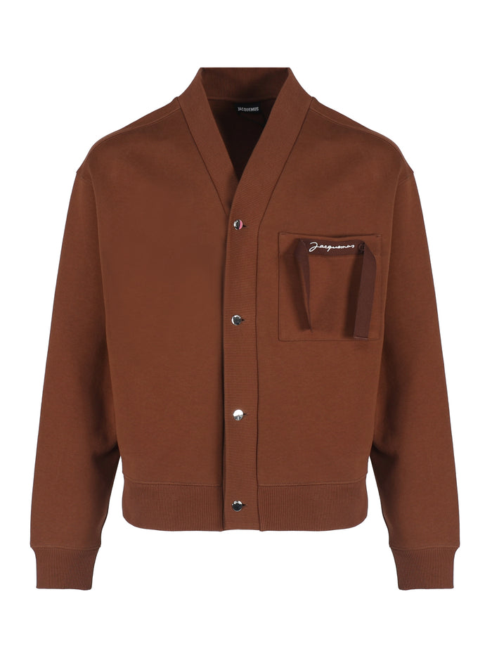 Jacquemus Sweaters Brown Cotton