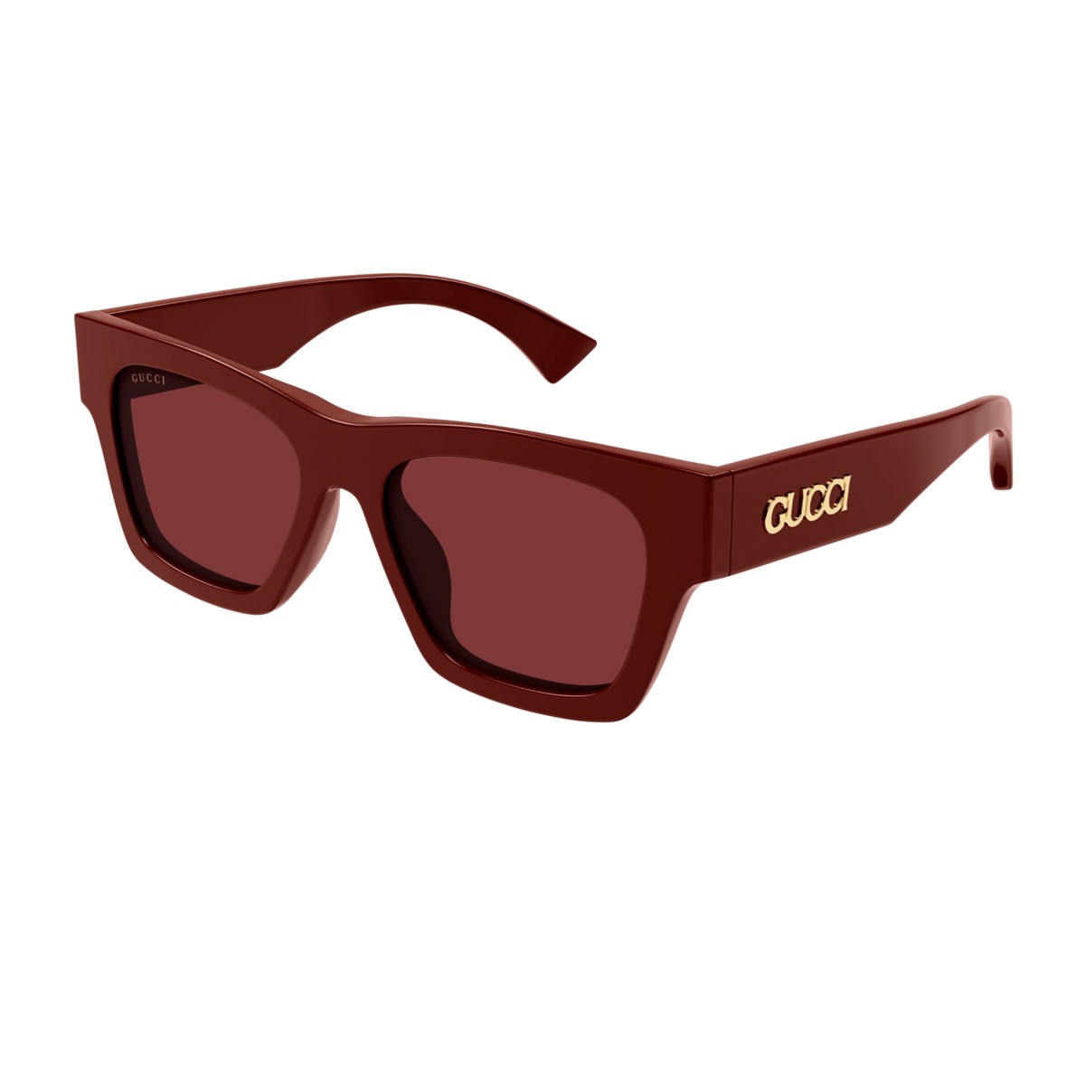 Gucci Gg1835s Linea Name Of Brand Burgundy Acetato Riciclato Sunglasses