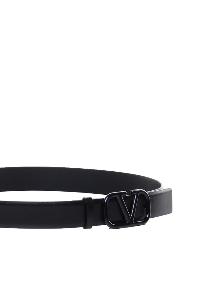 Valentino Garavani Belts Black Calfskin