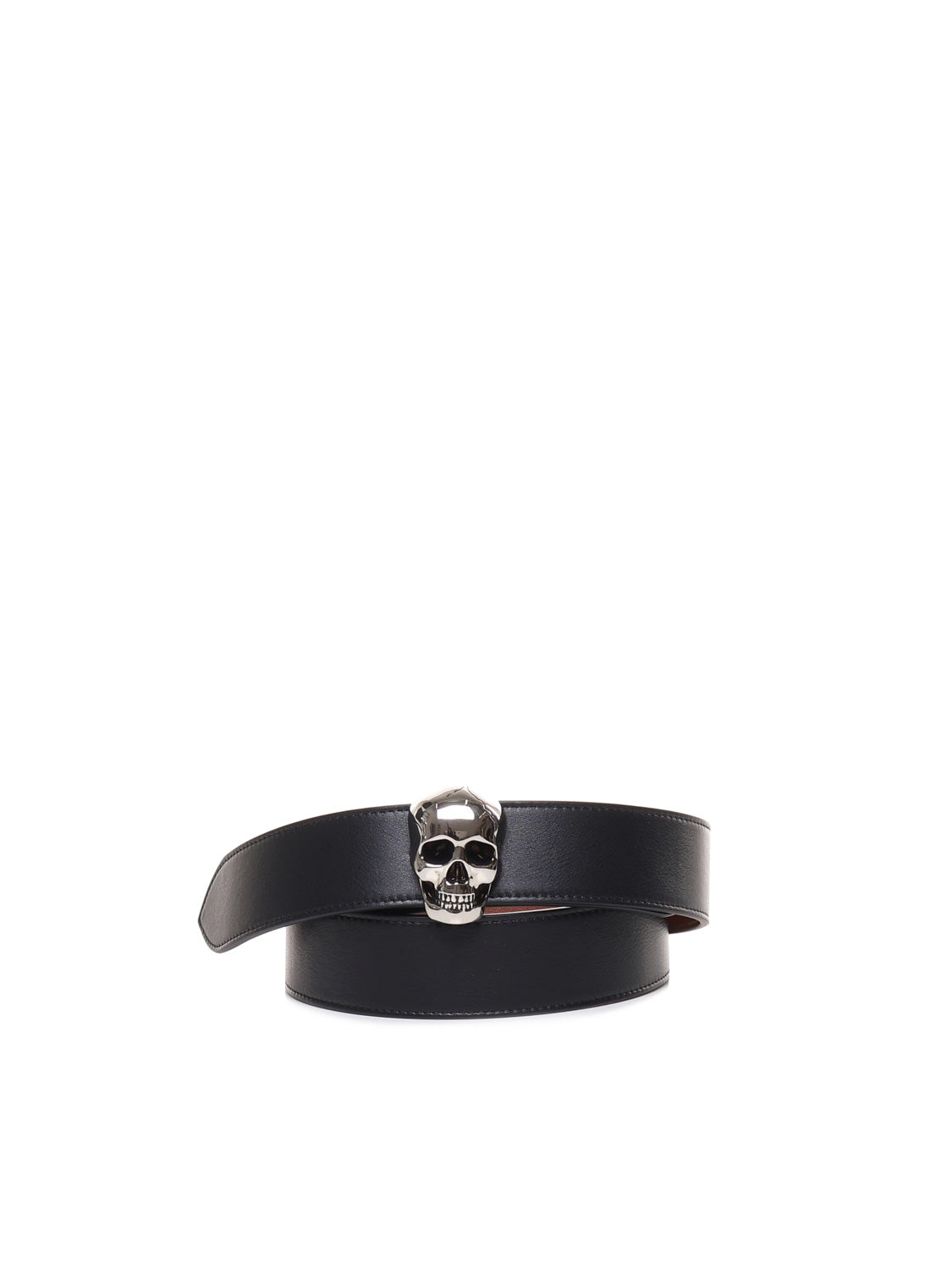 Alexander Mcqueen Belts Black/twany Calfskin
