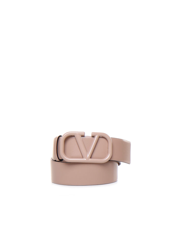 Valentino Garavani Belts Pink Calfskin
