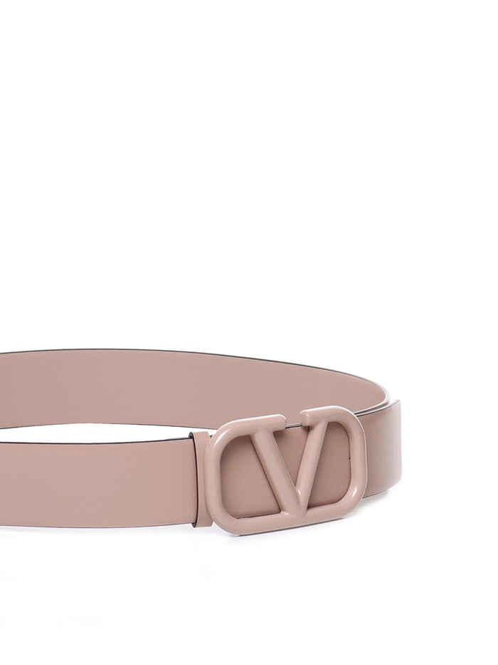 Valentino Garavani Belts Pink Calfskin