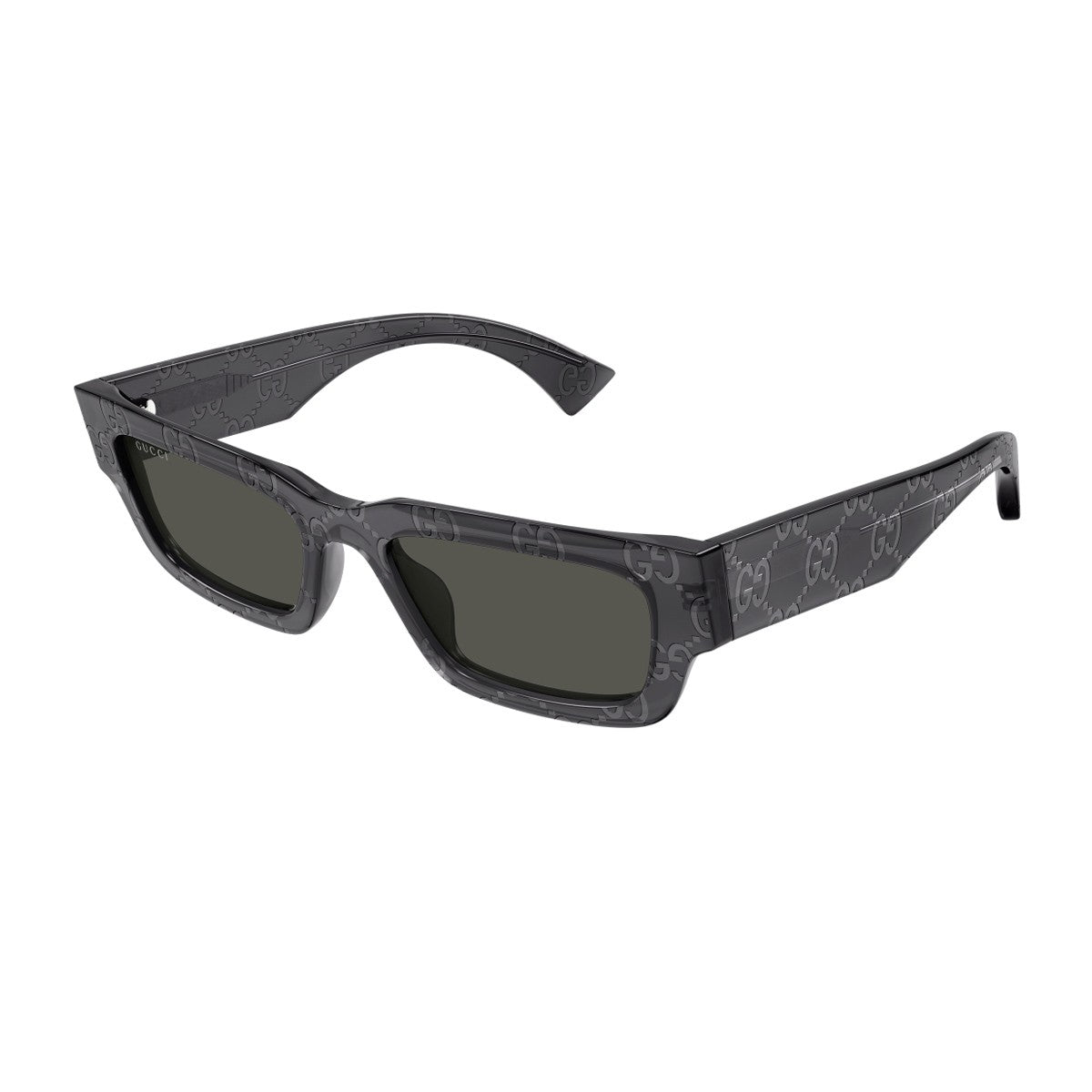 Gucci Gg1838s Linea Name Of Brand Printed Grey Acetato Riciclato Sunglasses