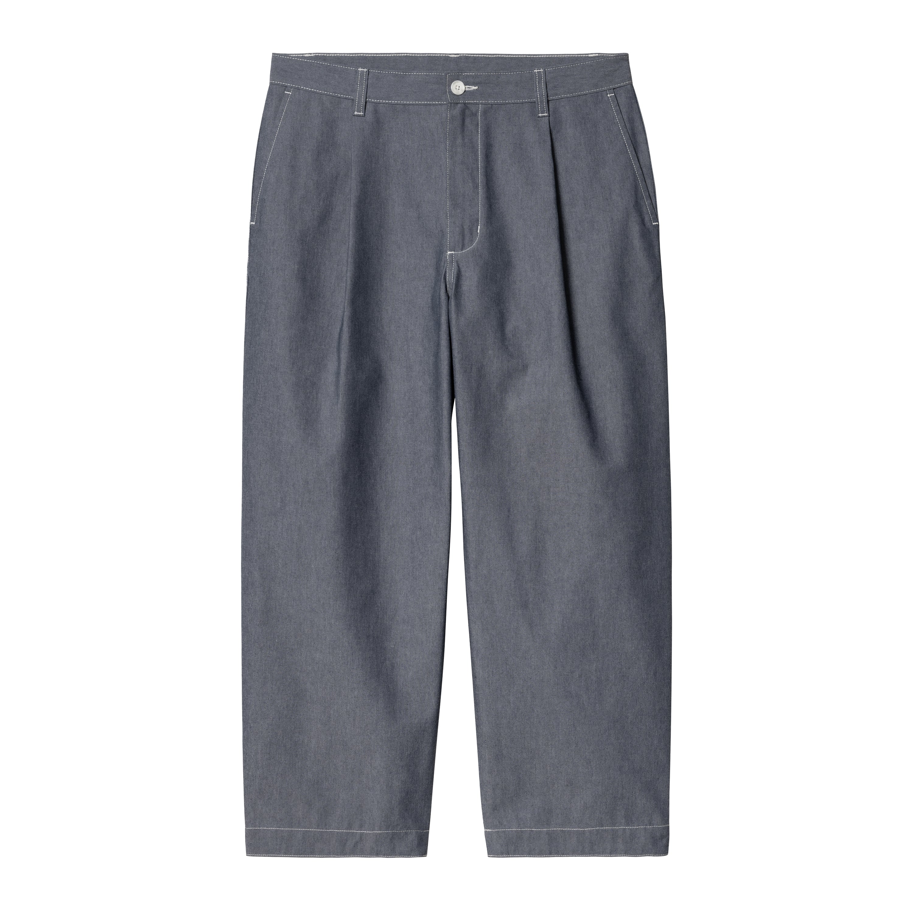 Blake Pant Blue Polyester Cotton
