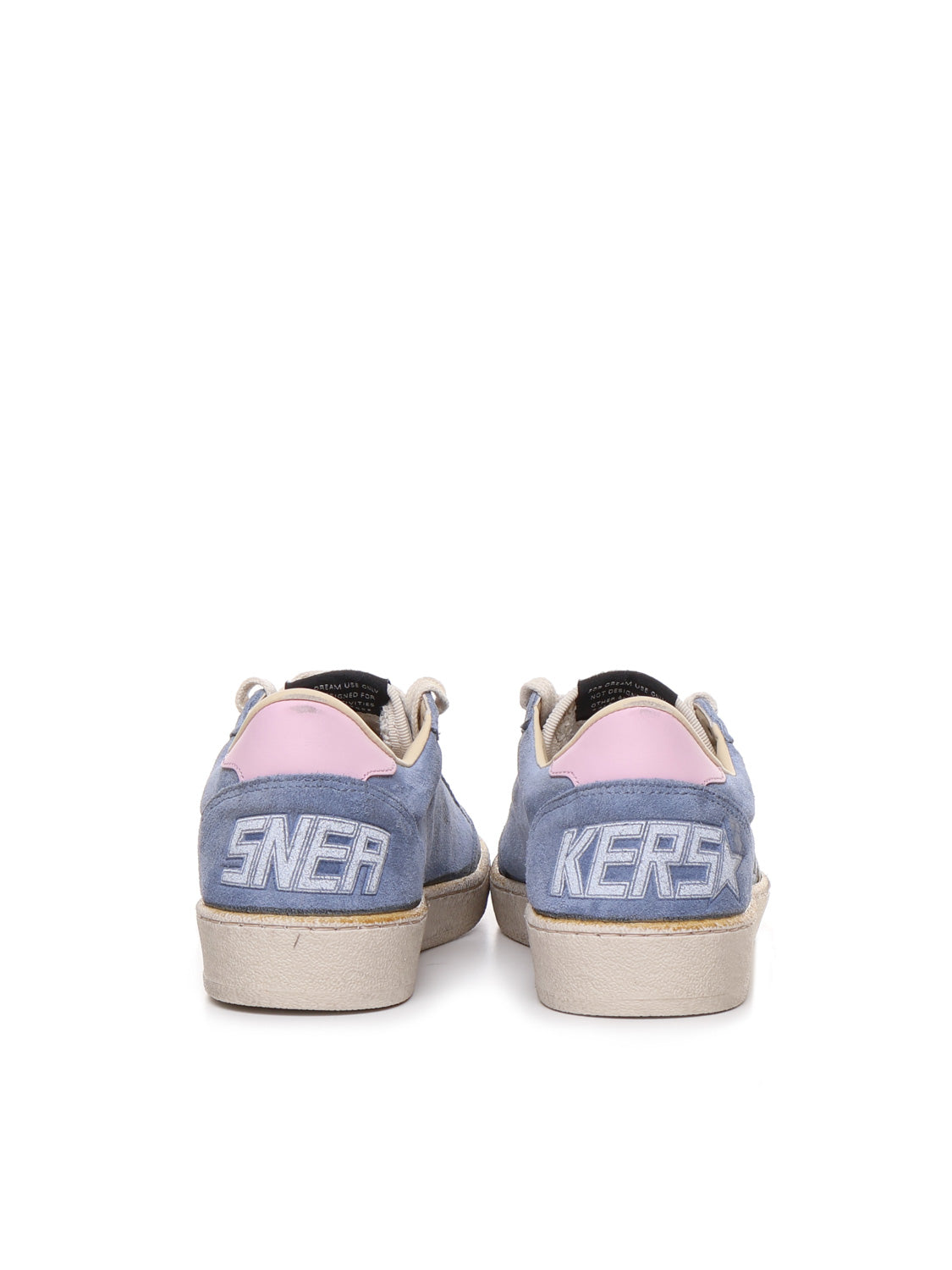 Golden Goose Sneakers Powder Blue/white/pink Suede Calfskin