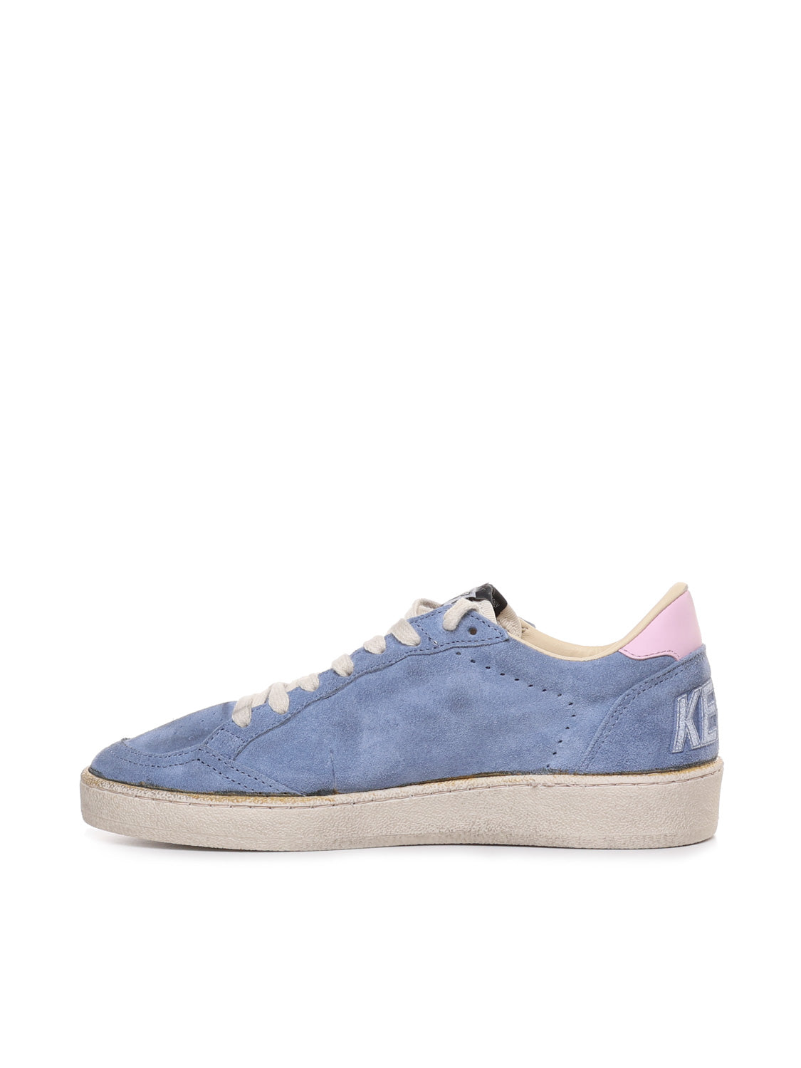 Golden Goose Sneakers Powder Blue/white/pink Suede Calfskin