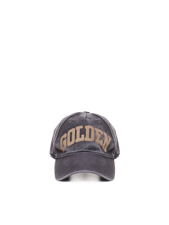 Golden Goose Hats Grey Cotton