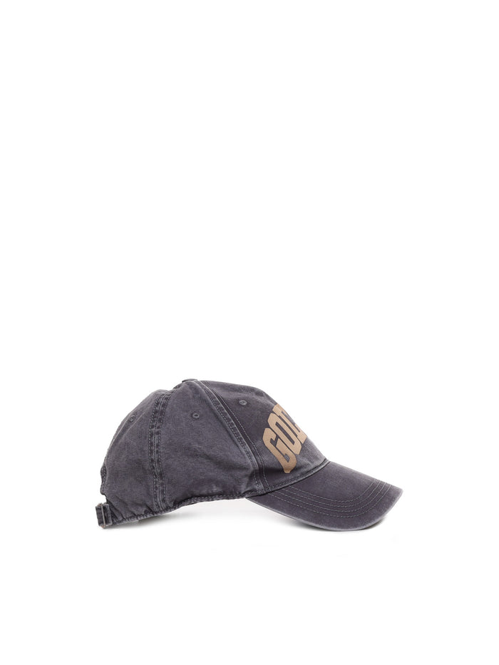Golden Goose Hats Grey Cotton