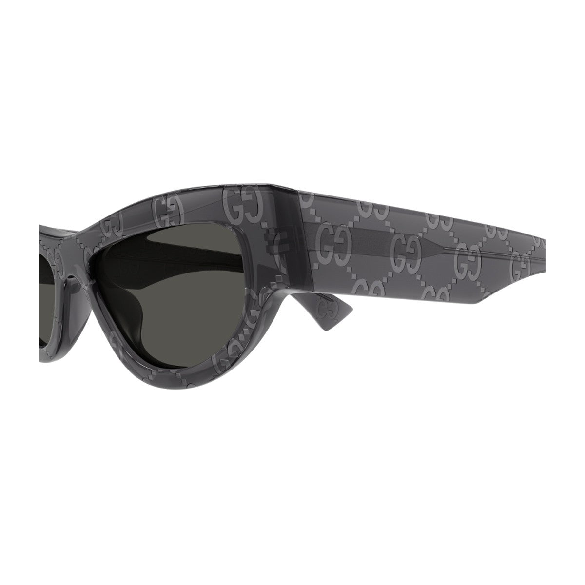 Gucci Gg1834s Linea Name Of Brand Grey Serigraphy Acetato Riciclato Sunglasses