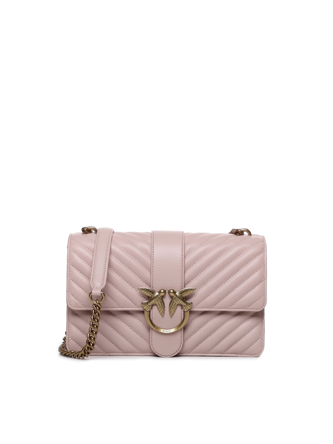Pinko Bags Light Pink Calfskin