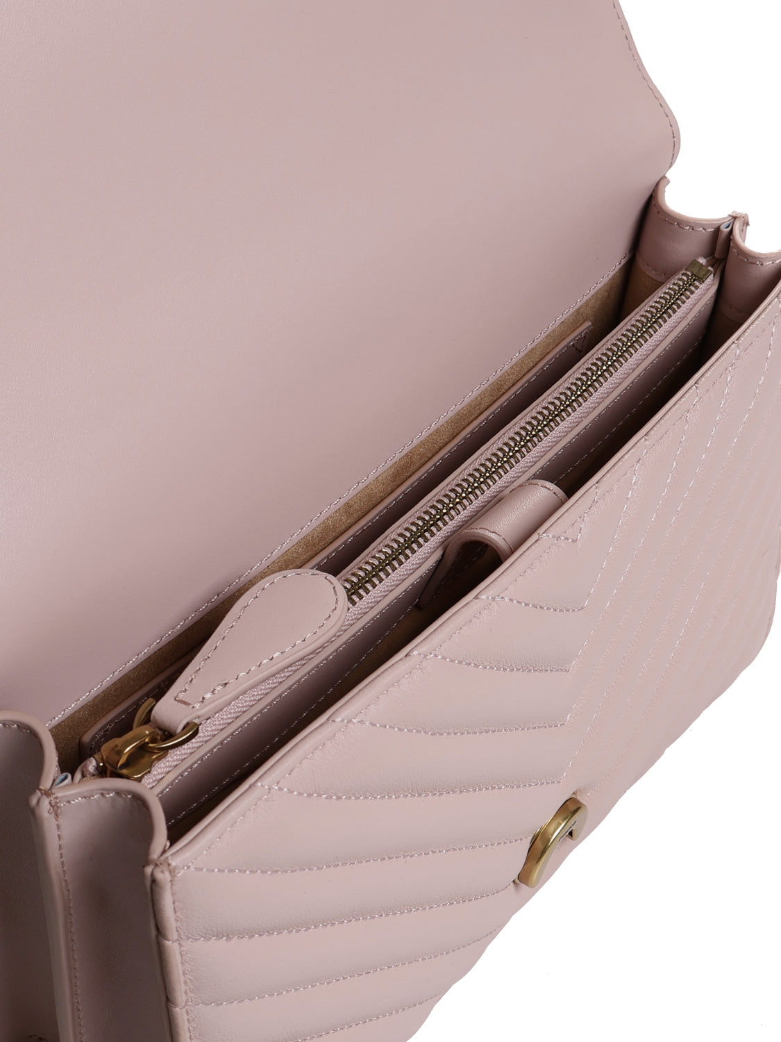Pinko Bags Light Pink Calfskin