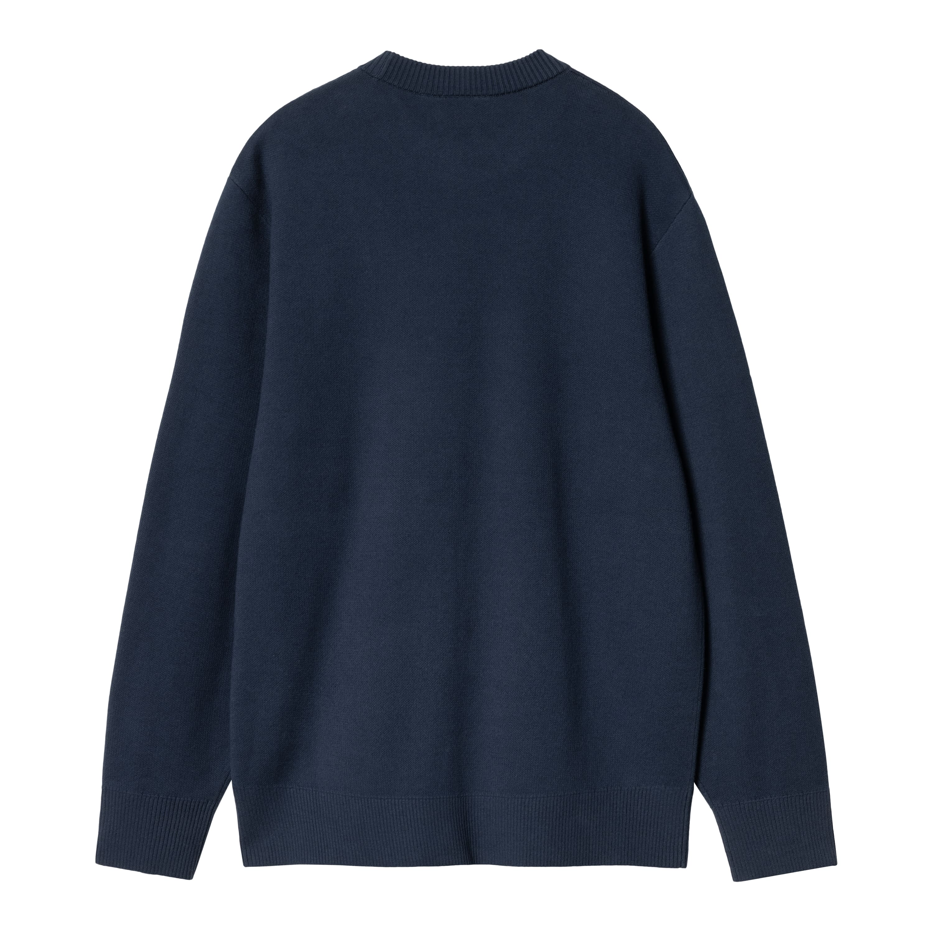 Library College Sweater Blue Cotton