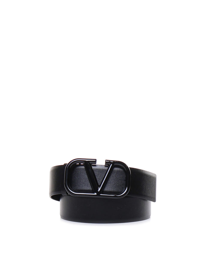 Valentino Garavani Belts Black Calfskin