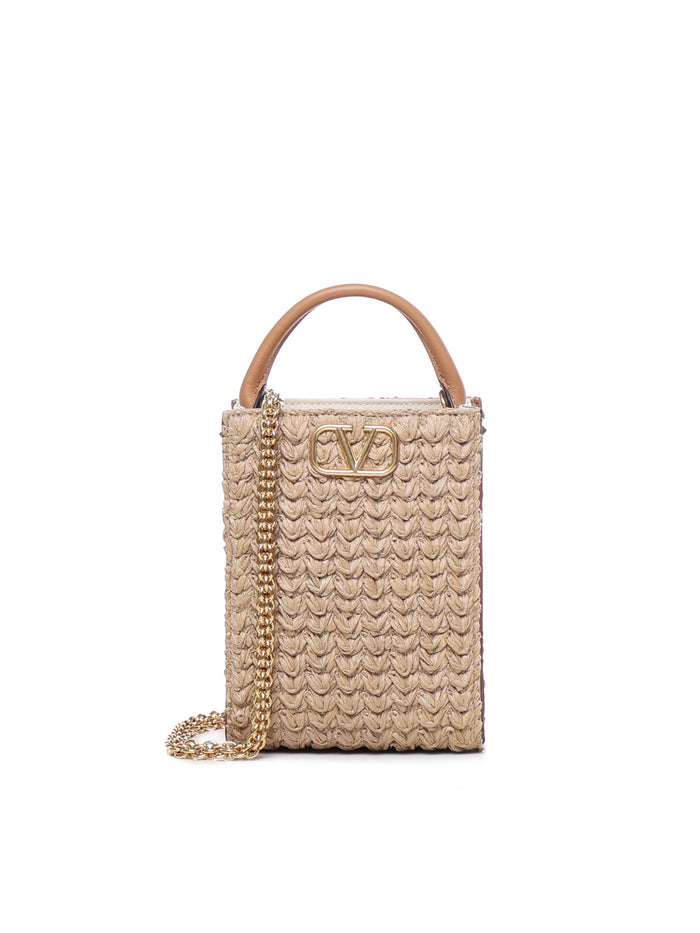 Valentino Garavani Bags Beige Straw