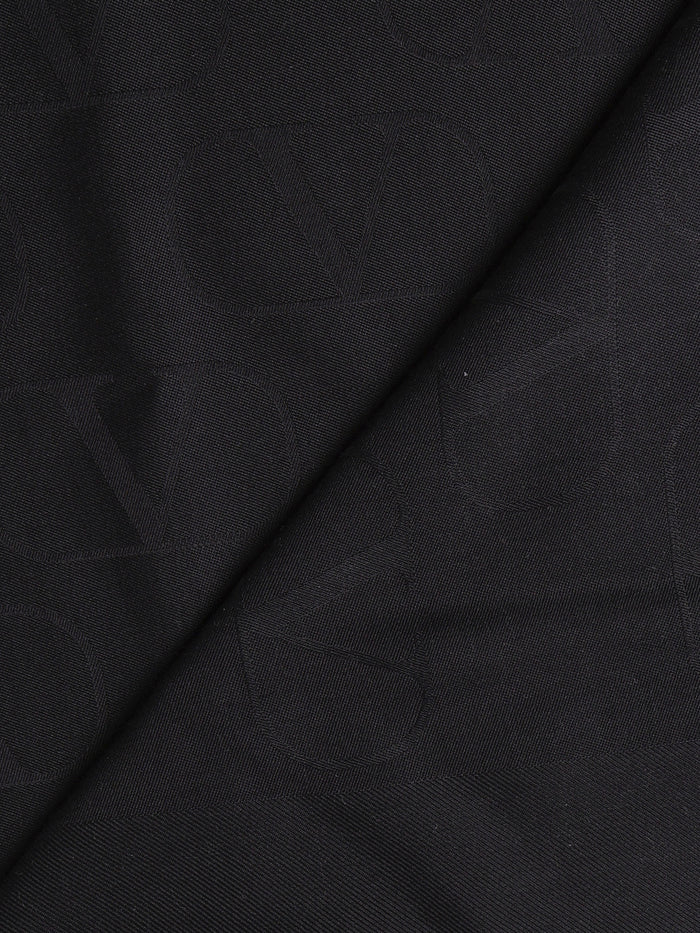 Valentino Garavani Scarfs Black Silk Wool