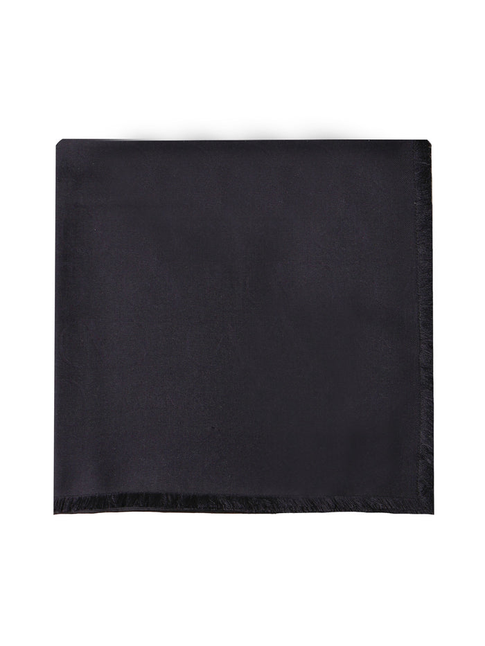 Valentino Garavani Scarfs Black Silk Wool