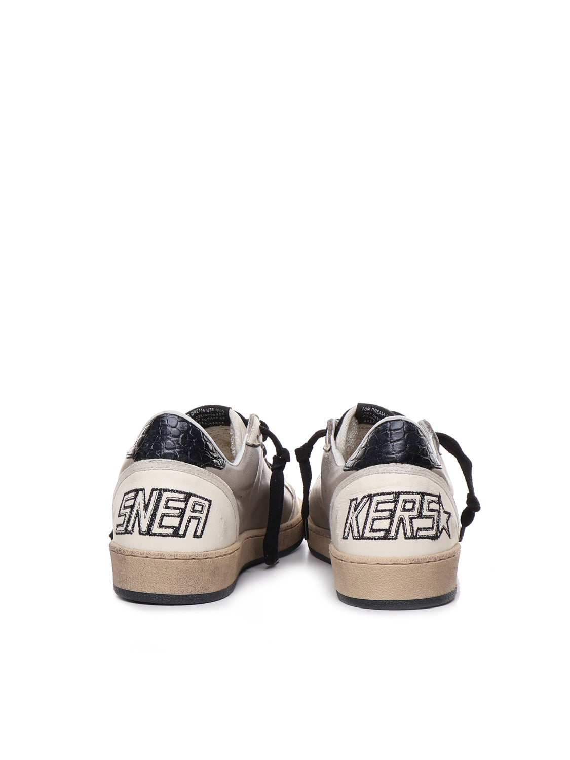 Golden Goose Sneakers Grey/beige/black Calfskin