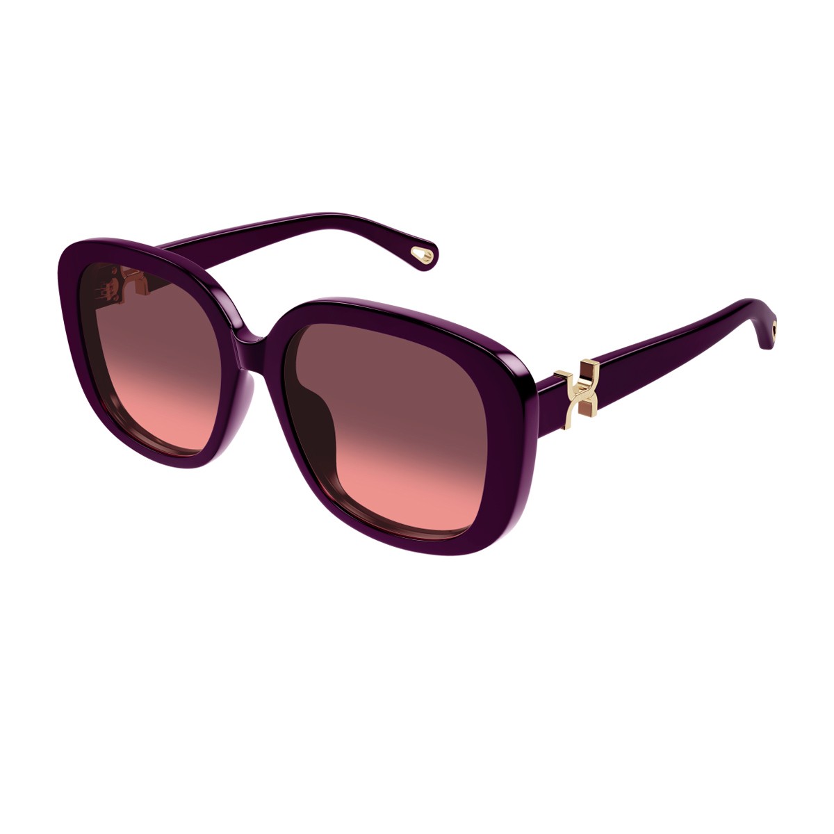 Chloé Ch0303sk Marcie-Linea Burgundy Acetato Riciclato Sunglasses