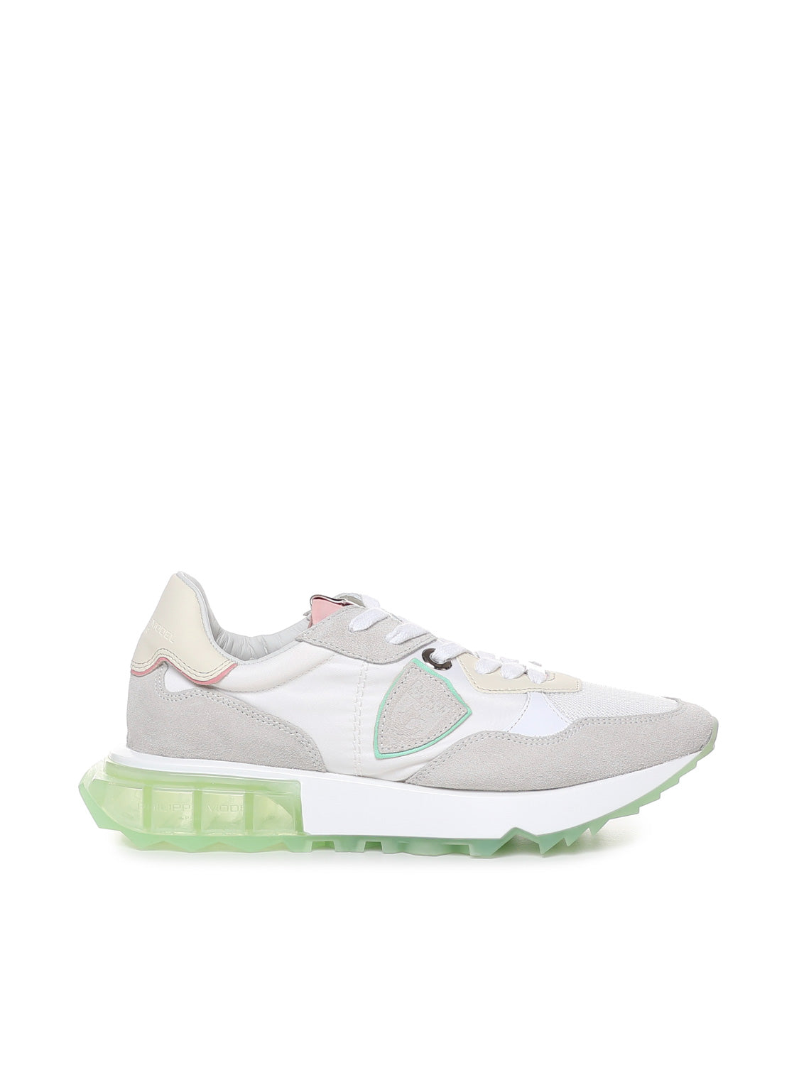 Philippe Model Sneakers Mondial Pop_blanc Rose Calfskin