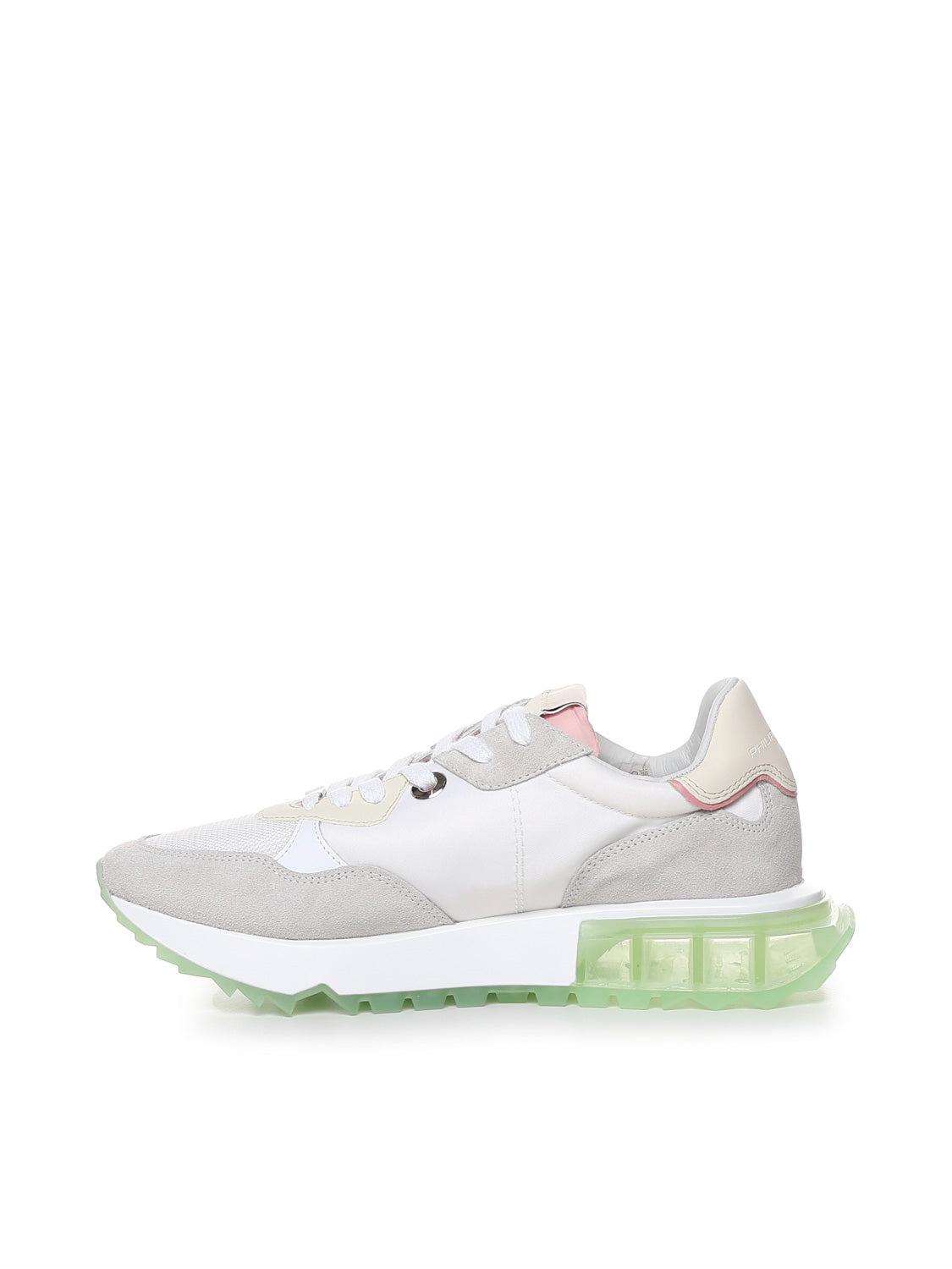 Philippe Model Sneakers Mondial Pop_blanc Rose Calfskin