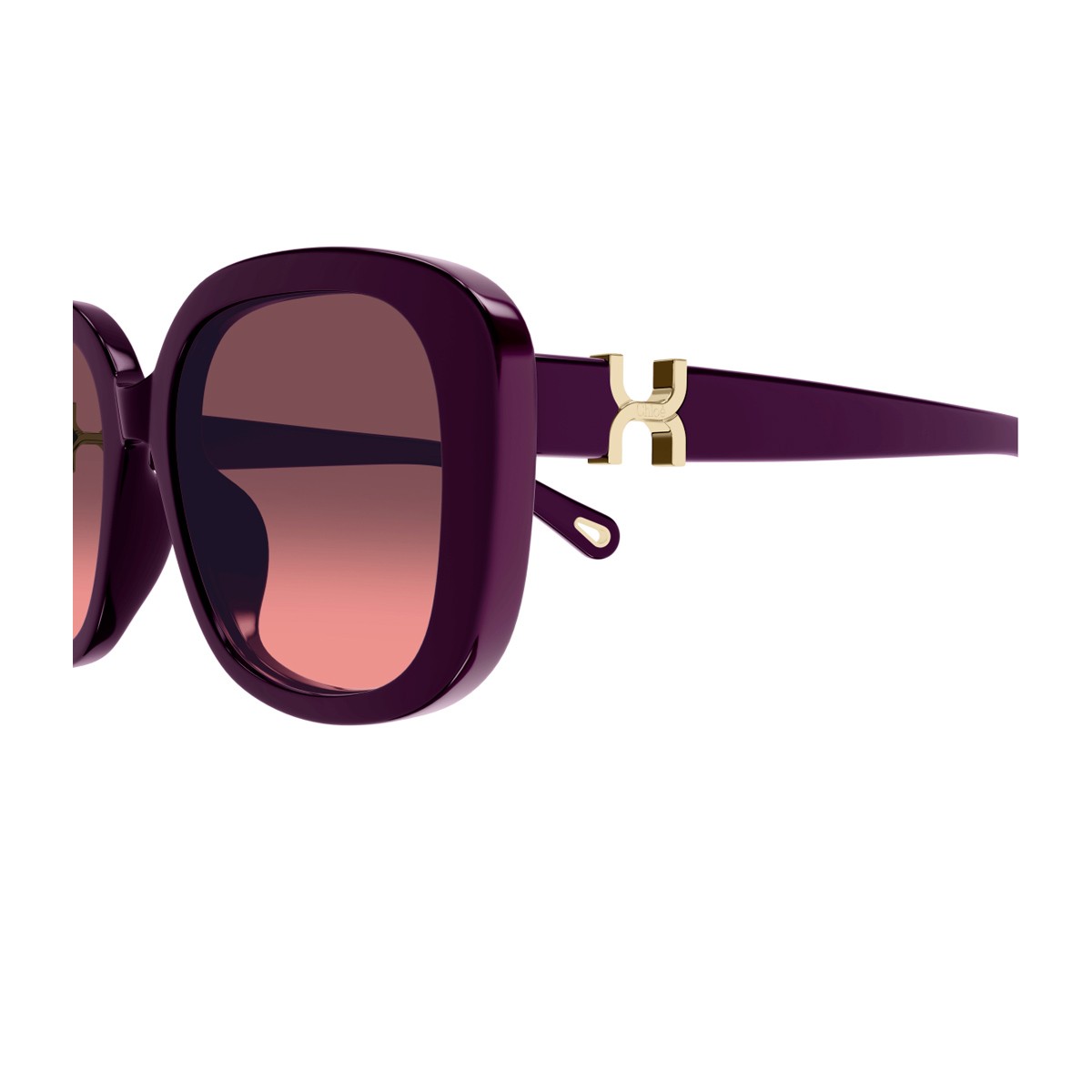 Chloé Ch0303sk Marcie-Linea Burgundy Acetato Riciclato Sunglasses