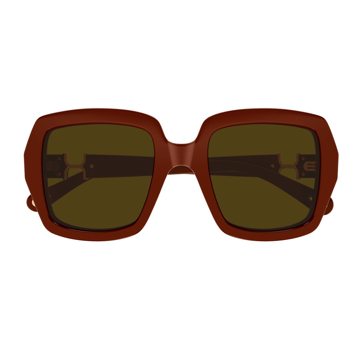 Chloé Ch0301s Marcie-Linea Burgundy Acetato Riciclato Sunglasses