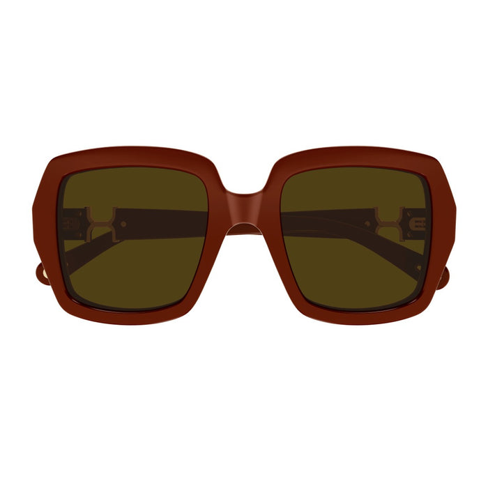 Chloé Ch0301s Marcie-Linea Burgundy Acetato Riciclato Sunglasses