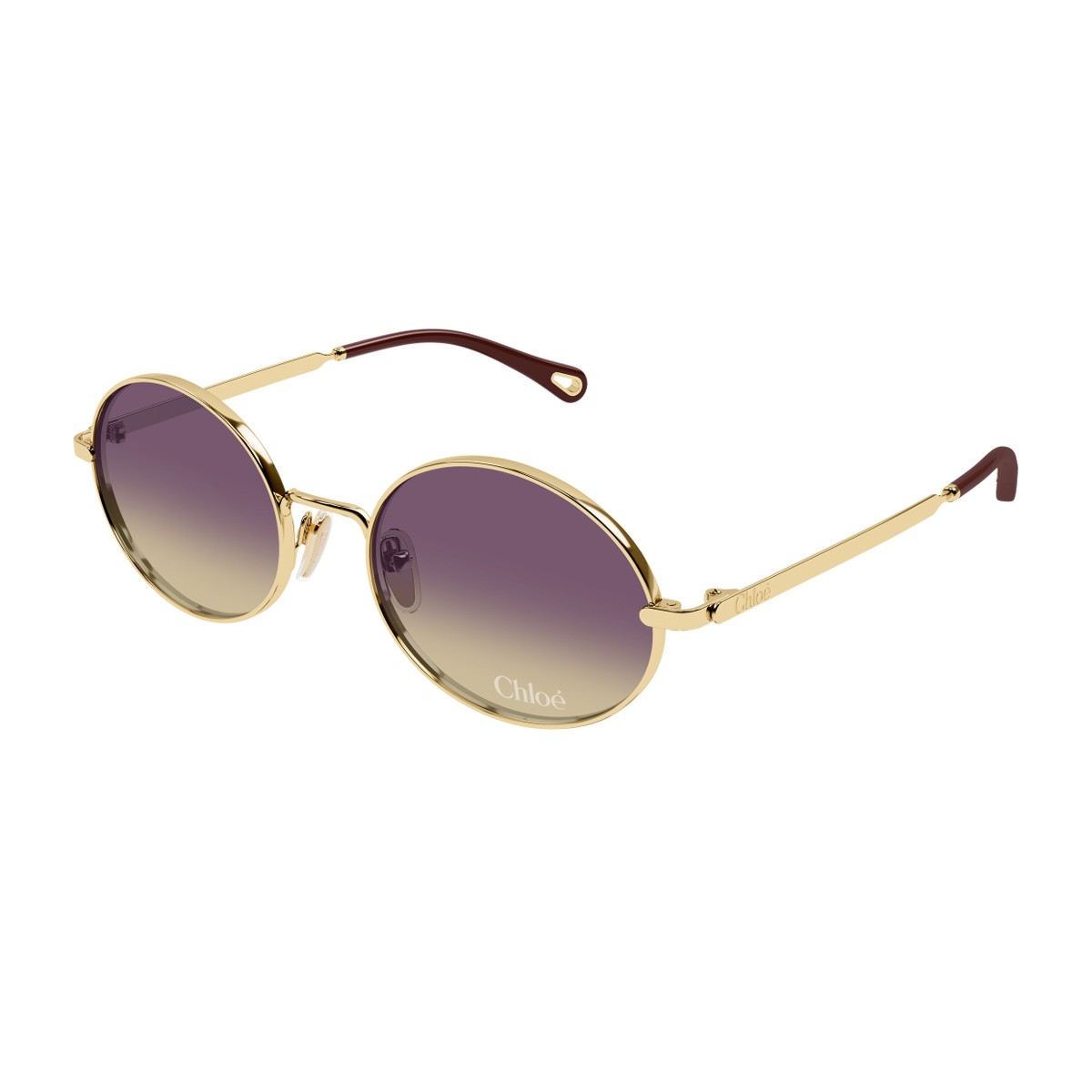 Chloé Ch0326s Aly – Linea Gold Metallo Sunglasses