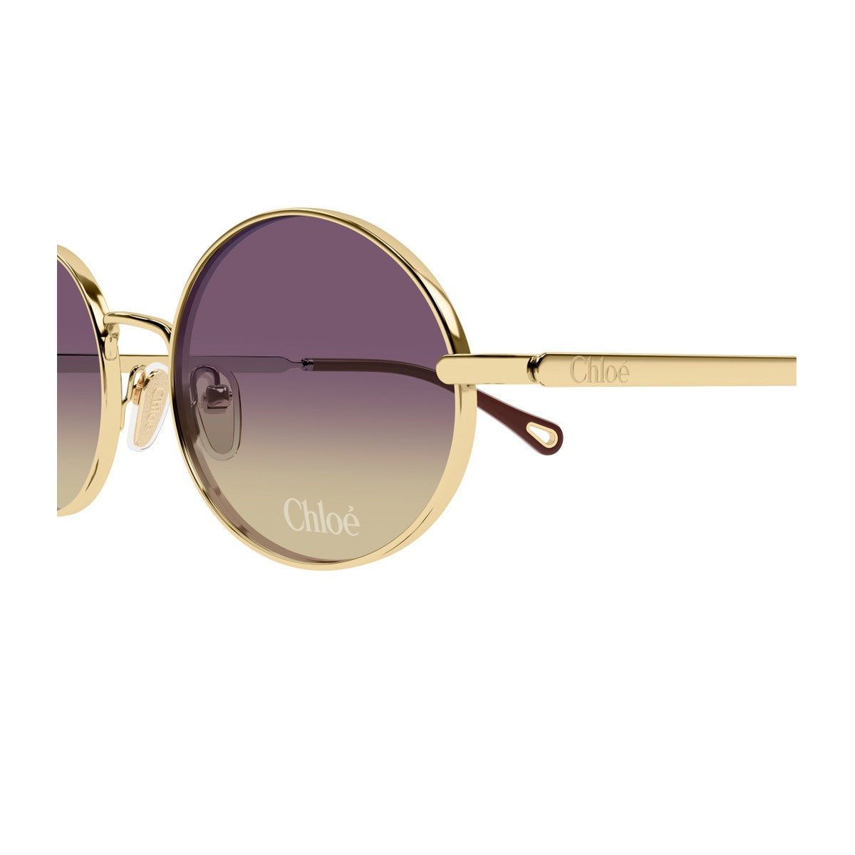 Chloé Ch0326s Aly – Linea Gold Metallo Sunglasses