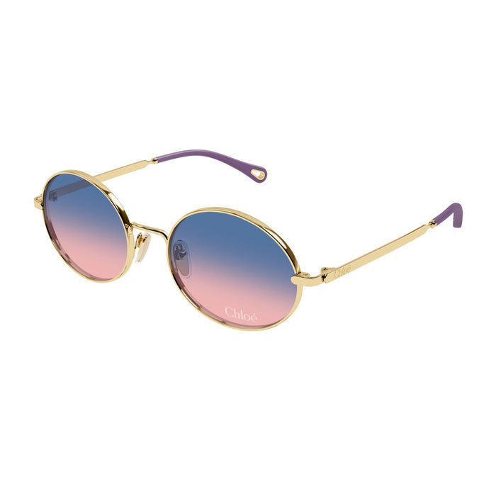 Chloé Ch0326s Aly – Linea Gold Metallo Sunglasses