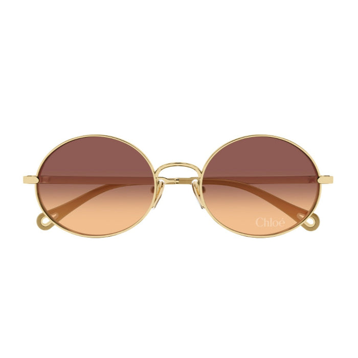 Chloé Ch0326s Aly – Linea Gold / Brown Metallo Sunglasses