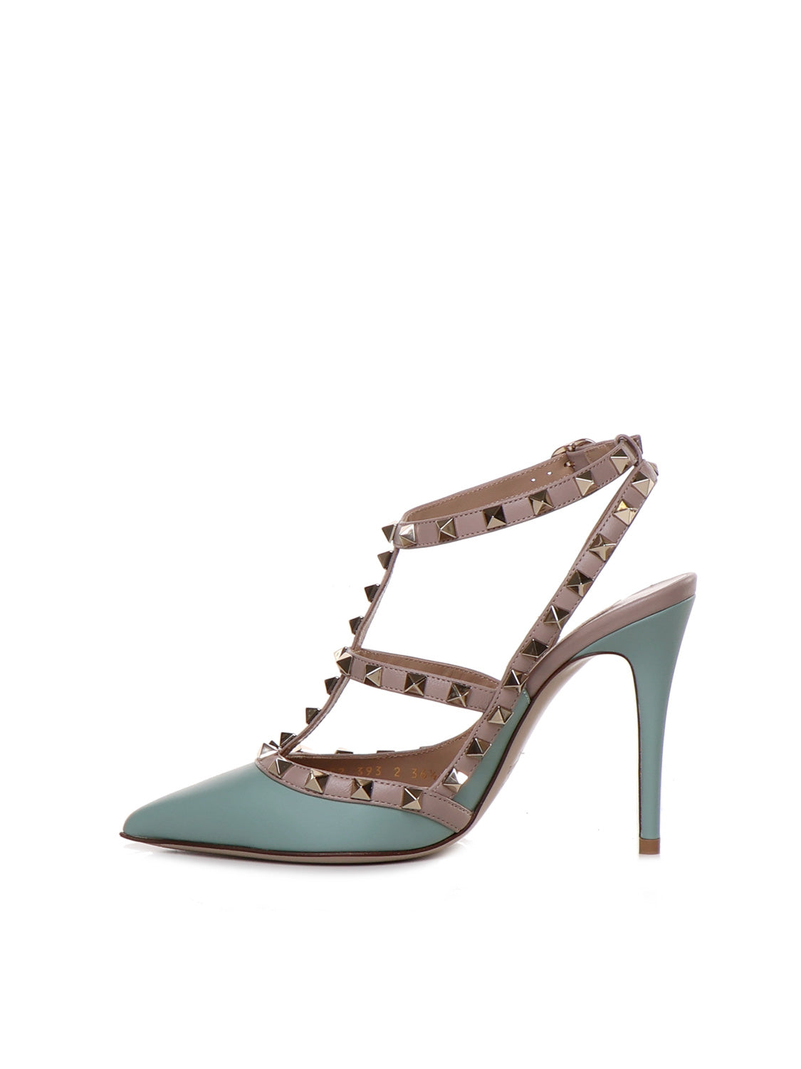 Valentino Garavani With Heel Blue Patent Leather