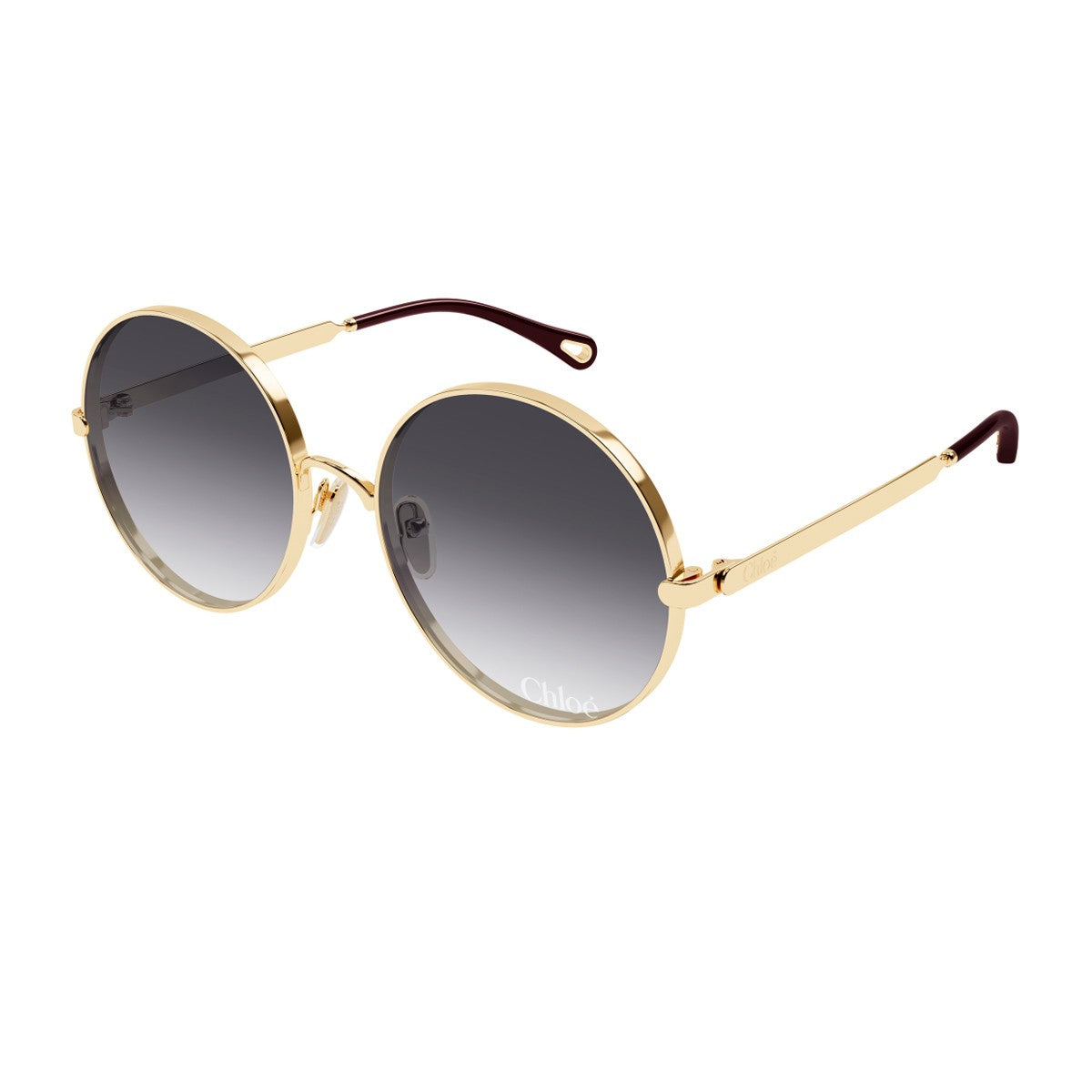 Chloé Ch0321s Aly – Linea Gold / Grey Metallo Sunglasses